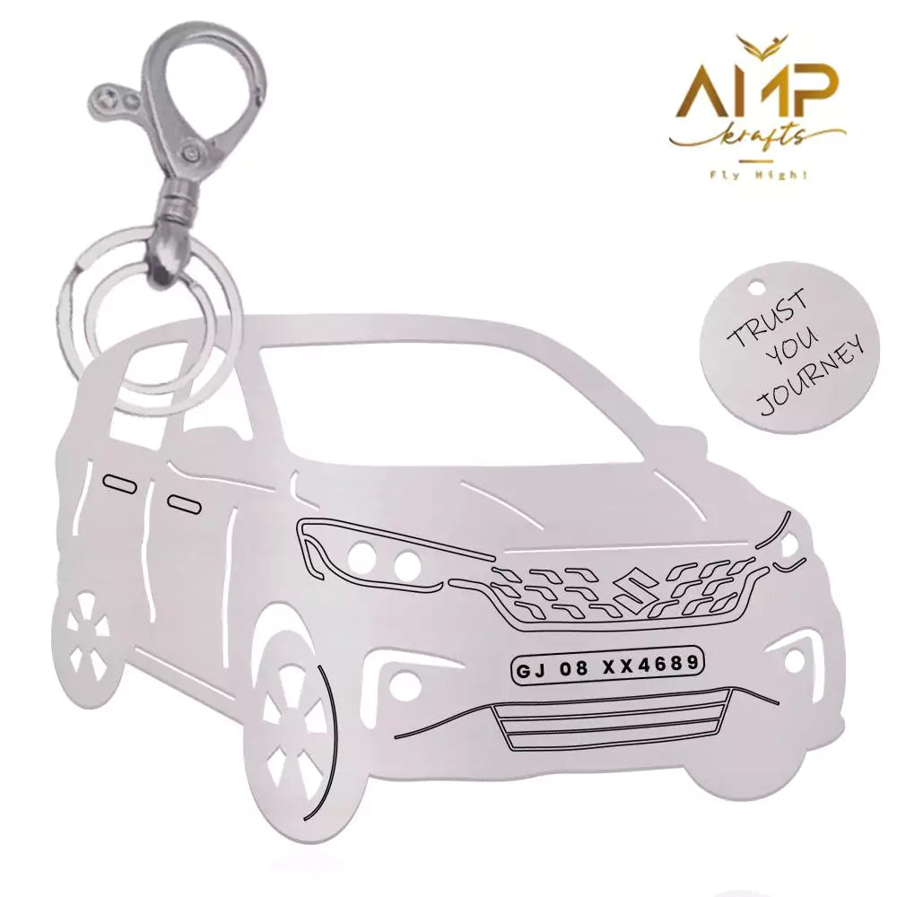 Personalized Ertiga key tag, functional gift with thoughtful engraving