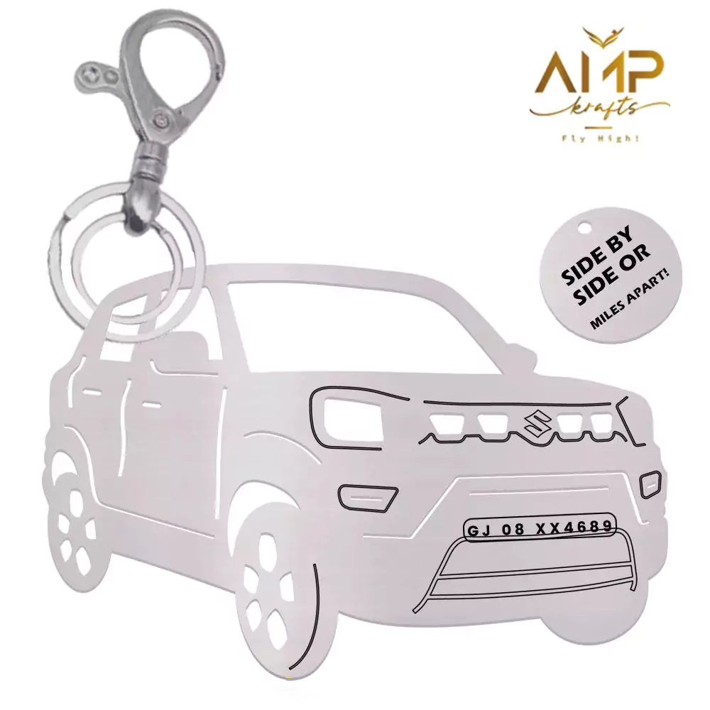 S-Cross key tag with etched detail, subtle upgrade for car owners
