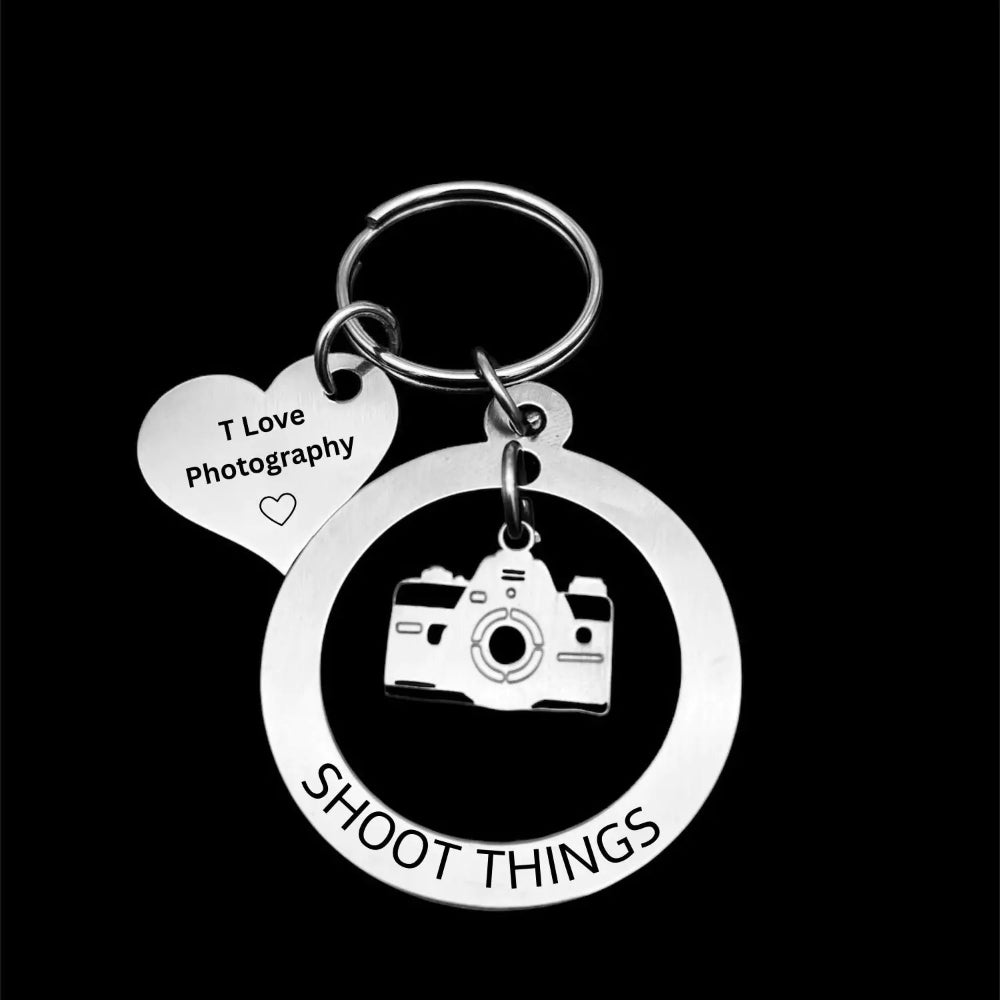 Mini camera keychain DSLR model photography gift