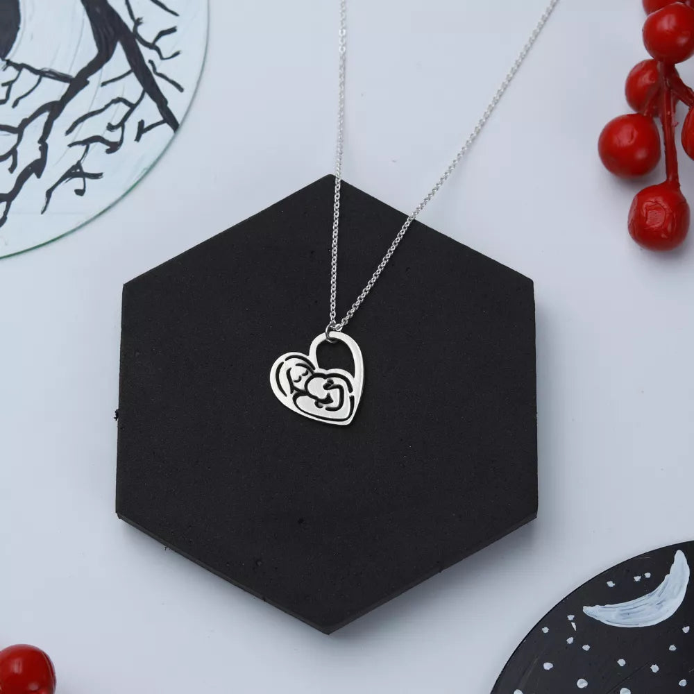 Mother’s Embrace Pendant Necklace