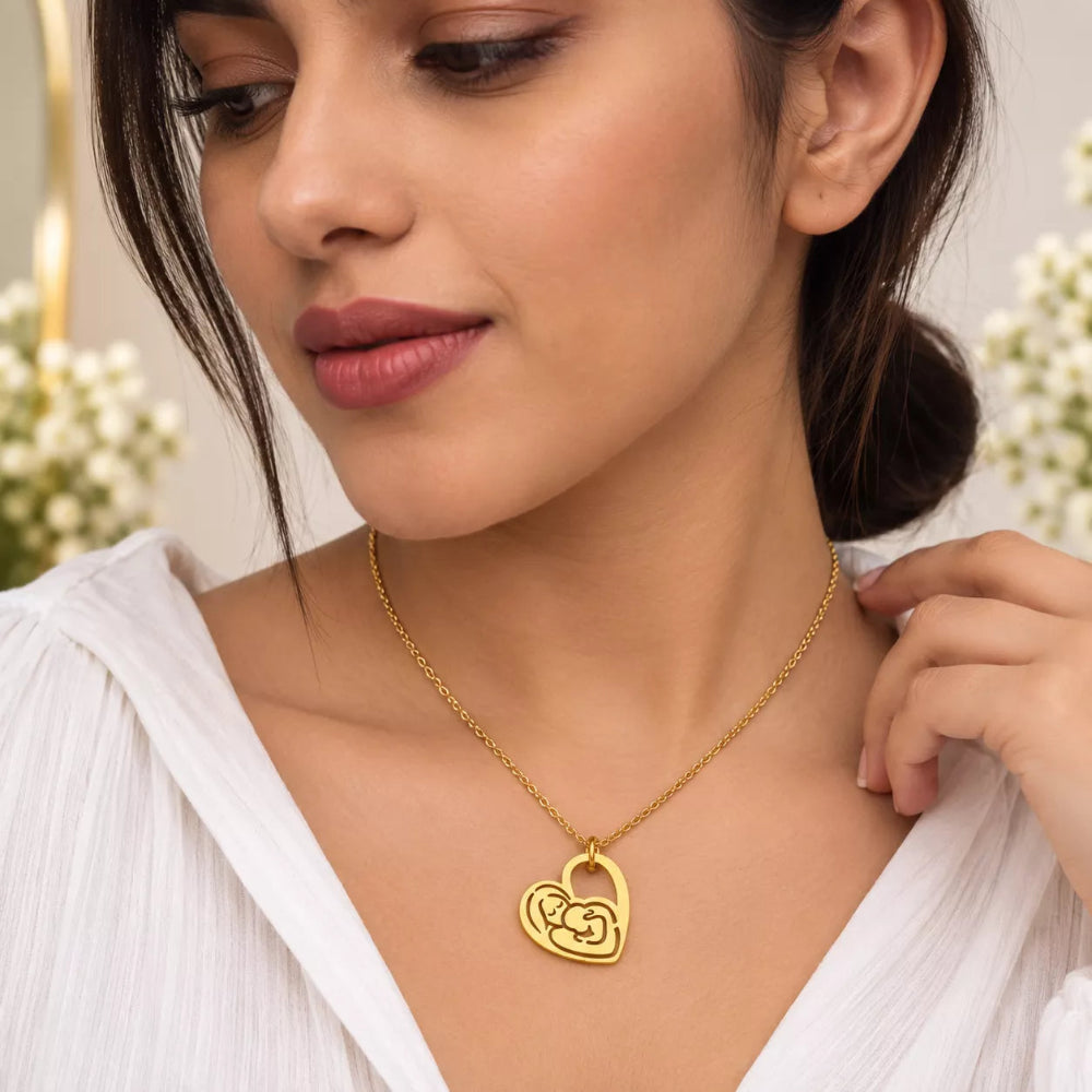 Mother’s Embrace Pendant Necklace