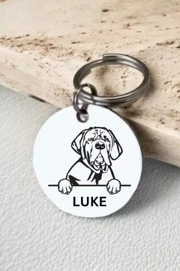 Neapolitan Mastiffs Dog Collar Personalized 