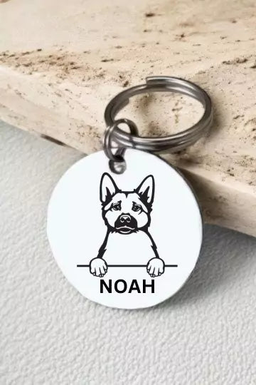 Norwegian Buhunds  Dog Collar Personalized