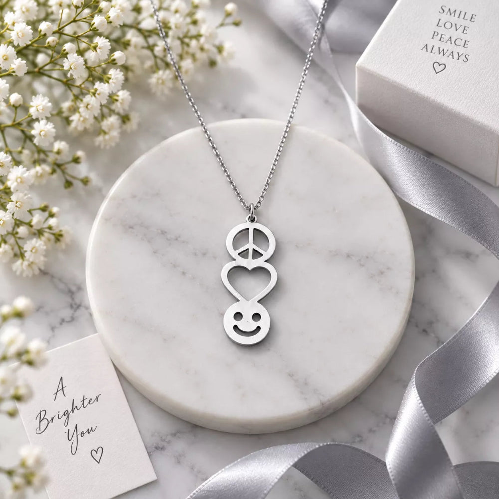 Peace, Love & Joy Pendant Necklace