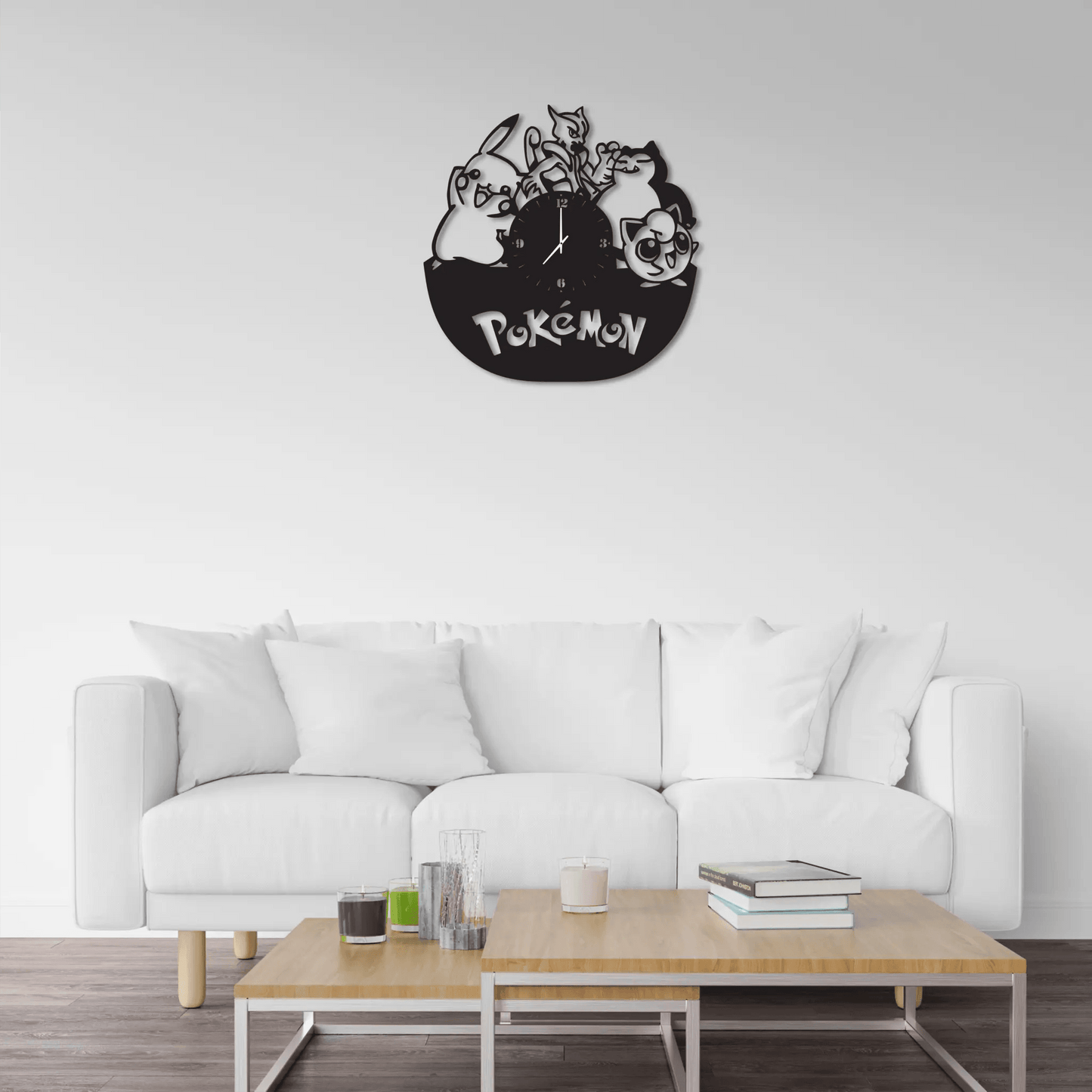 : Contemporary Clock Anime Characters with Original Art for Kids' Room Wall Decor Present for Son's Birthday