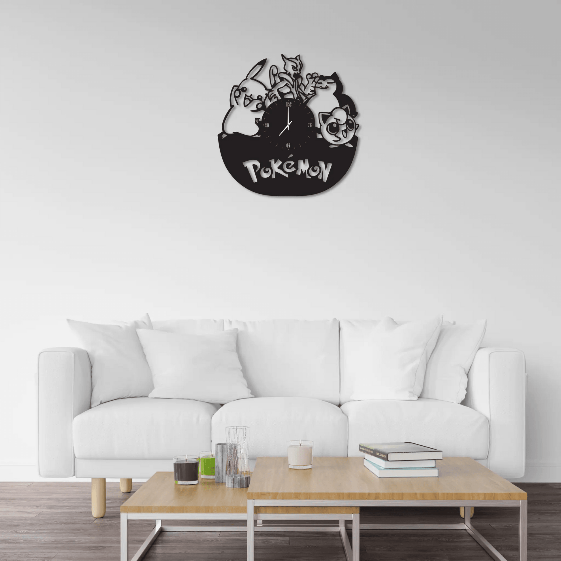 : Contemporary Clock Anime Characters with Original Art for Kids' Room Wall Decor Present for Son's Birthday