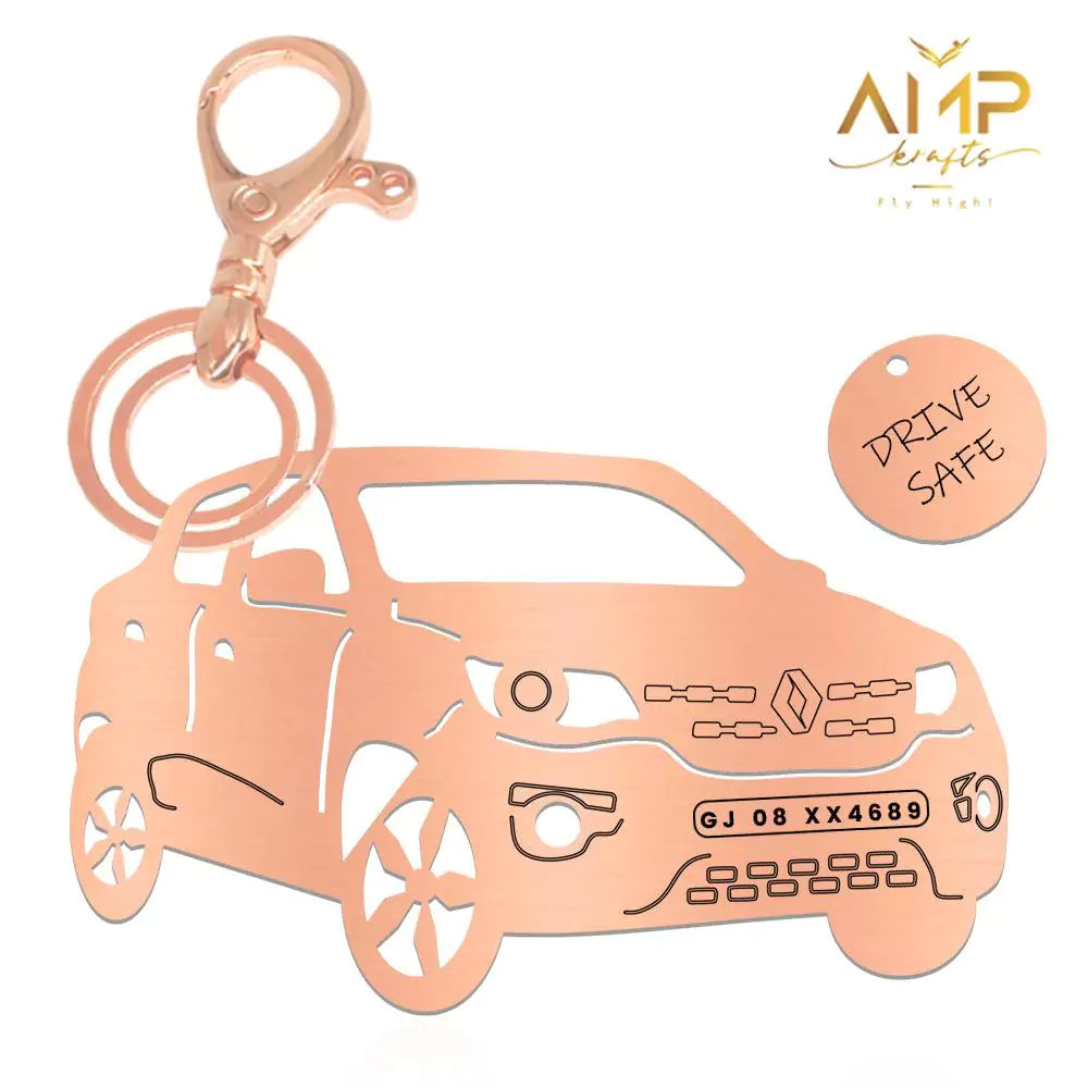 Emotional car model keychain for dad Father's Day present