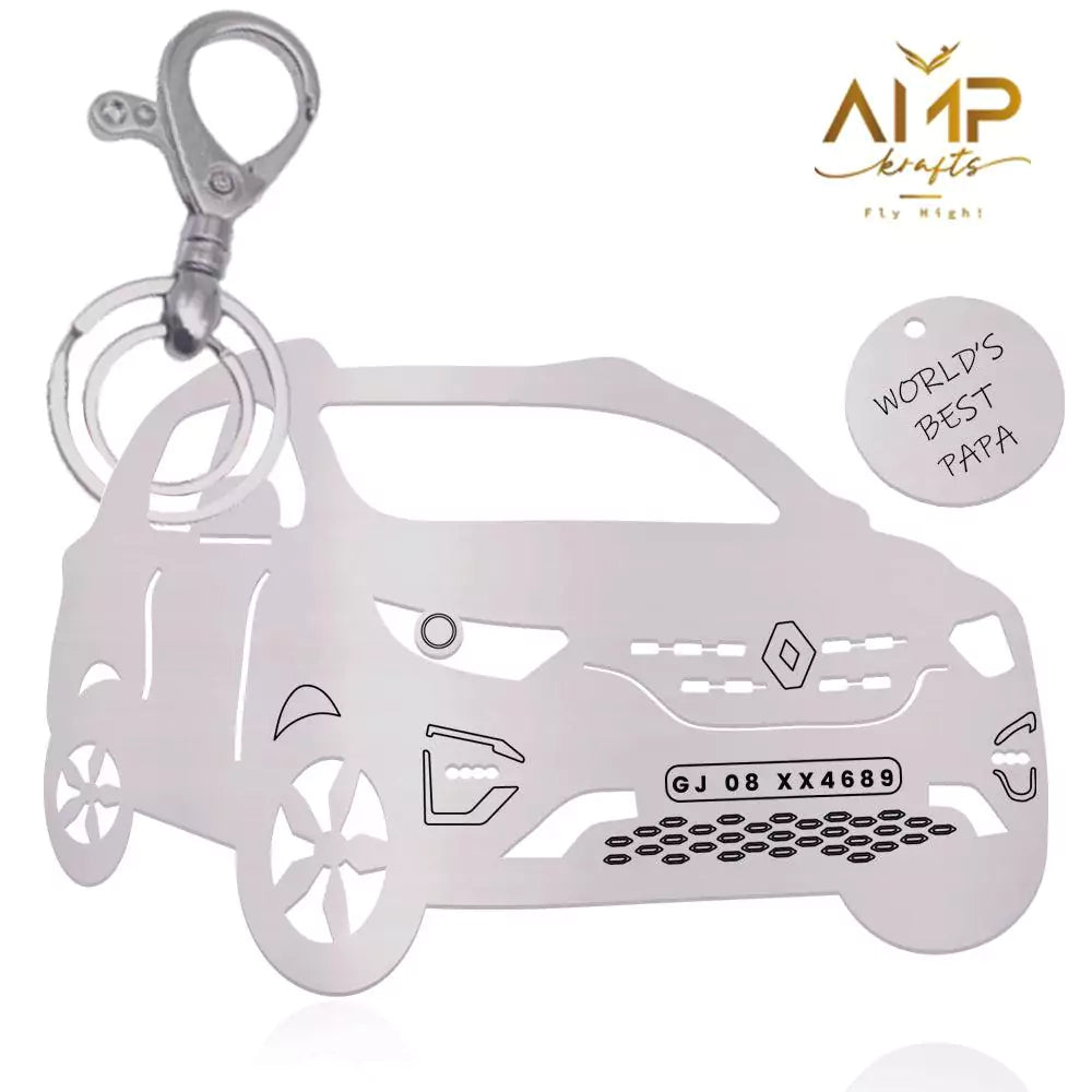 Emotional birthday present mom Renault Kwid Climber rose gold personalized tag