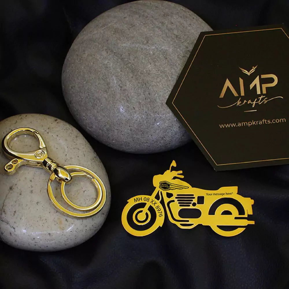 Premium metal keychain made for Royal Enfield Standard 350 riders