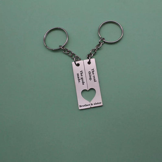 Split Sibling Bar Keychain - Ampkrafts