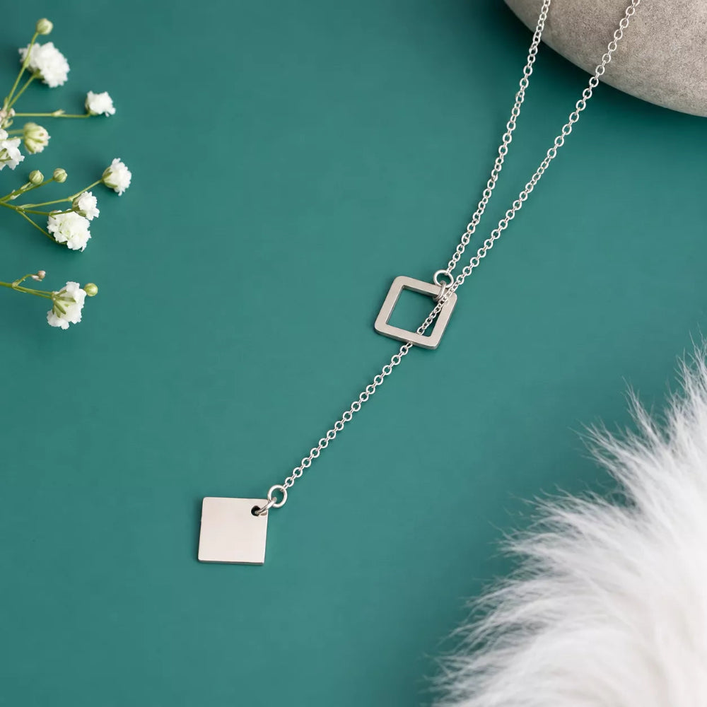 Squaring Off Necklace