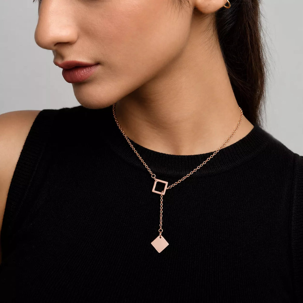 Squaring Off Necklace