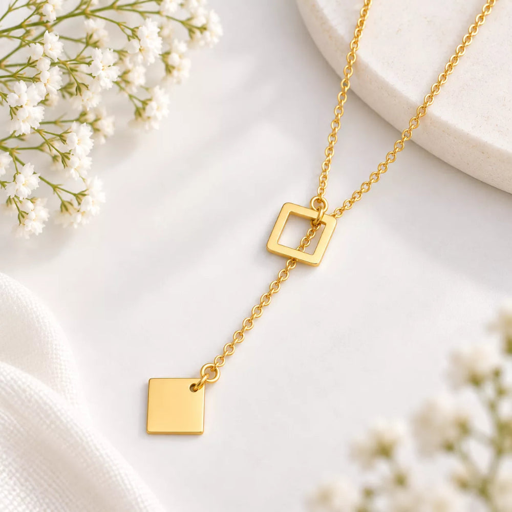 Squaring Off Necklace