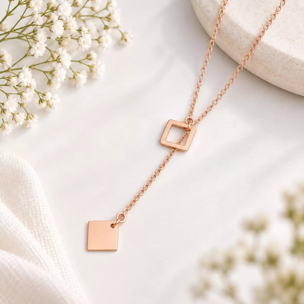 Squaring Off Necklace