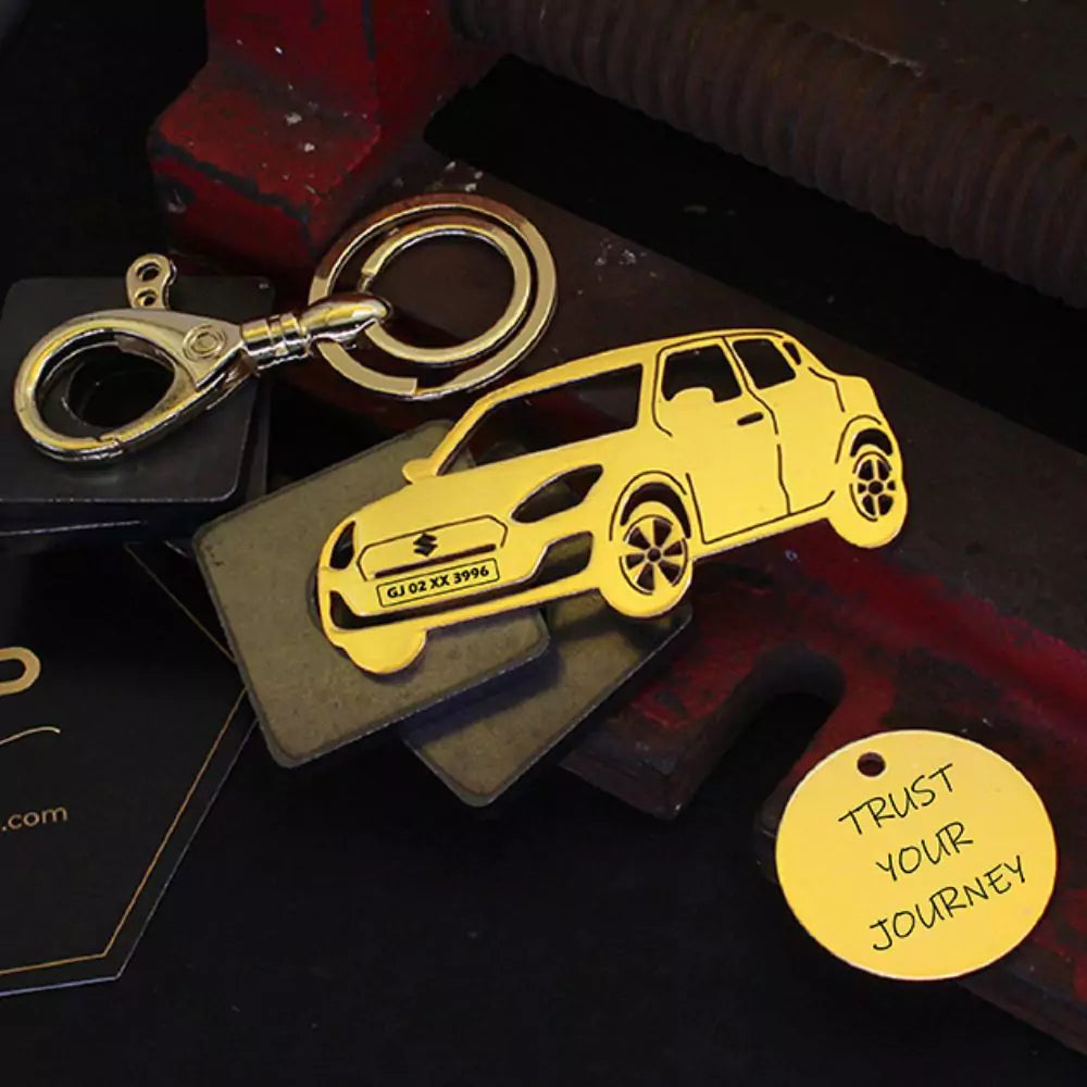 Custom engraved Swift keychain, reliable and easy to carry