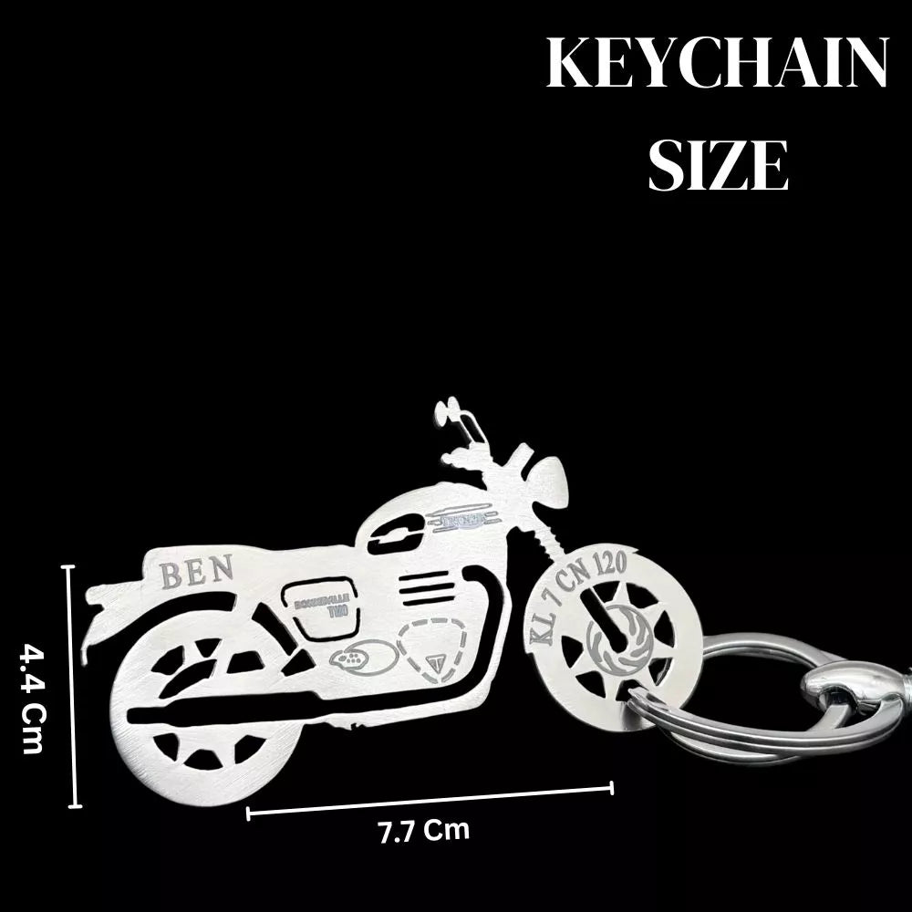 Triumph Bonneville T120 Keychain
