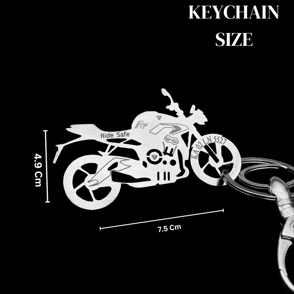 Triumph Street Tripple 765 Keychain