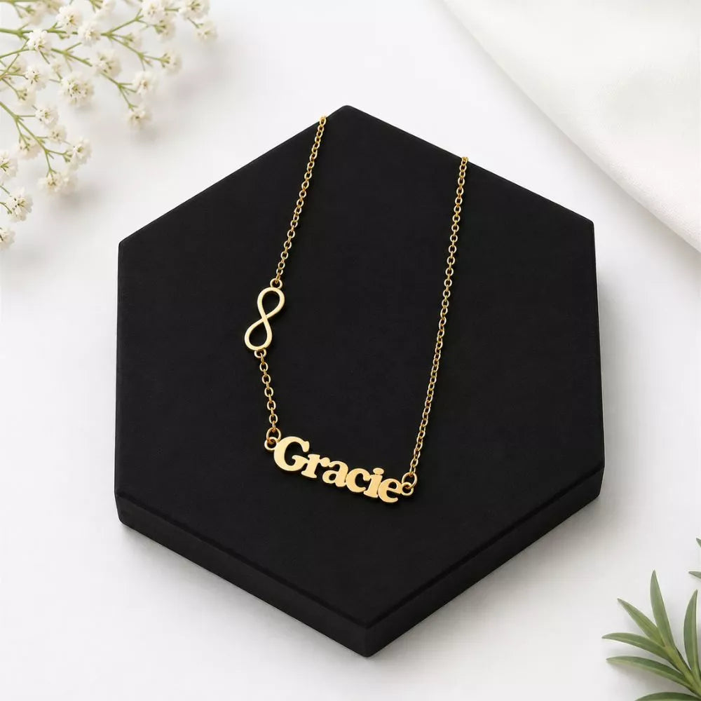 For Me, With Love Name Pendant