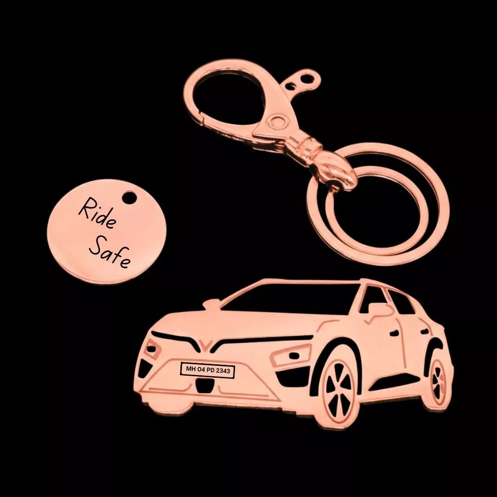 Personalised VF7 keychain that turns your car identity into something you can carry