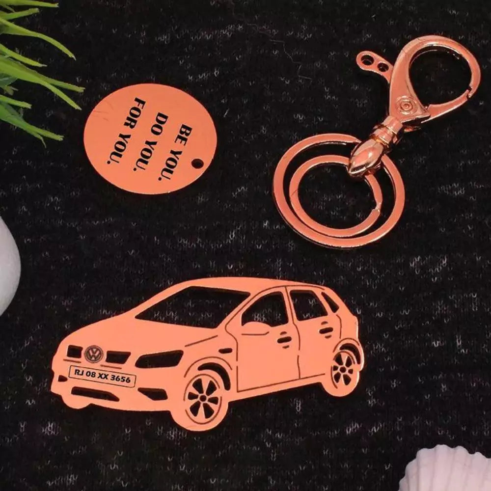 Volkswagen Polo 2022 custom keychain, emotional gifting idea
