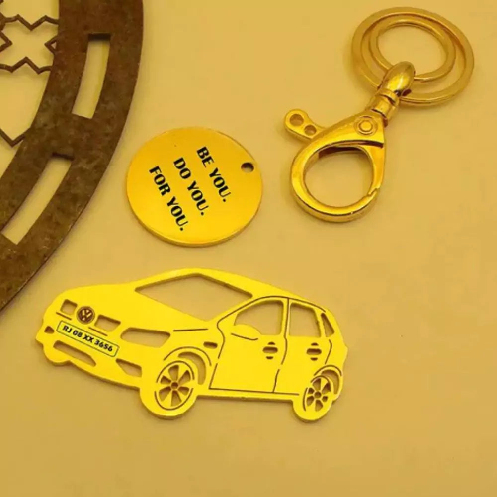 Engraved Polo 2022 key holder, thoughtful car owner gift