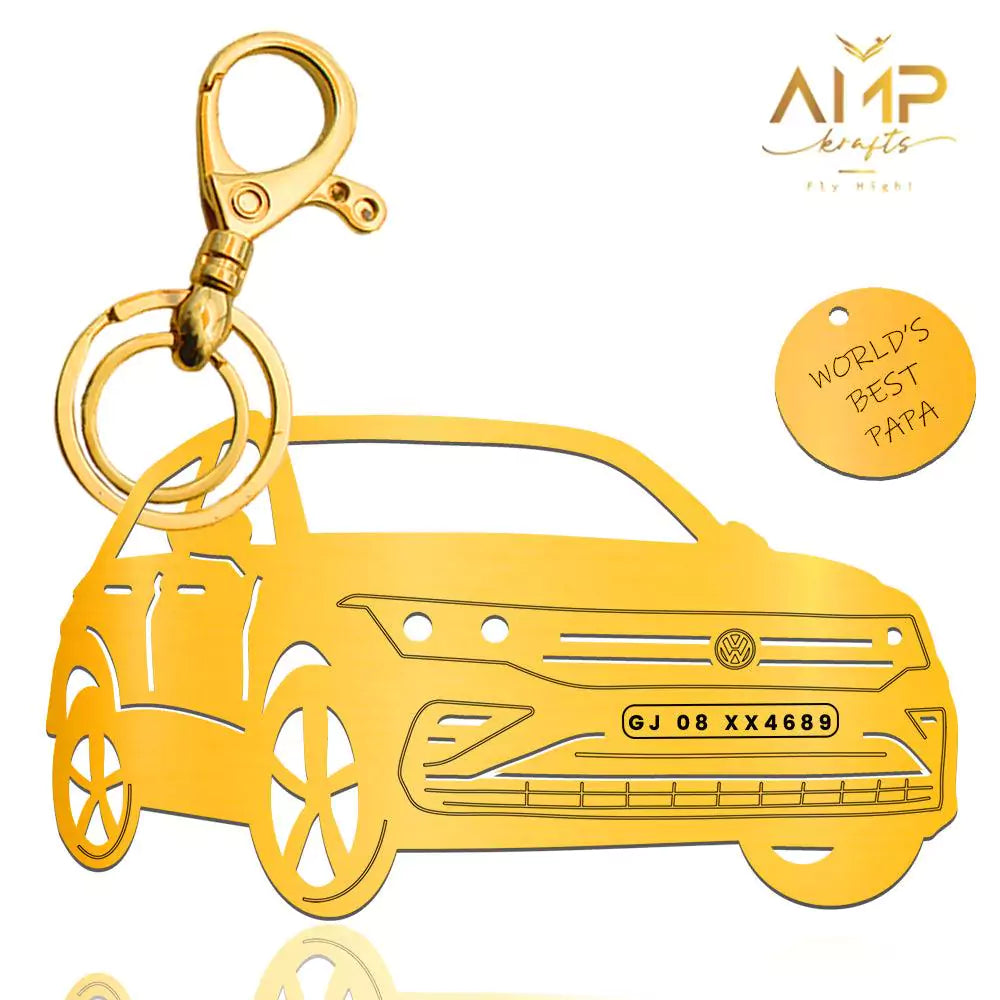 Engraved Tiguan key holder made for everyday drives