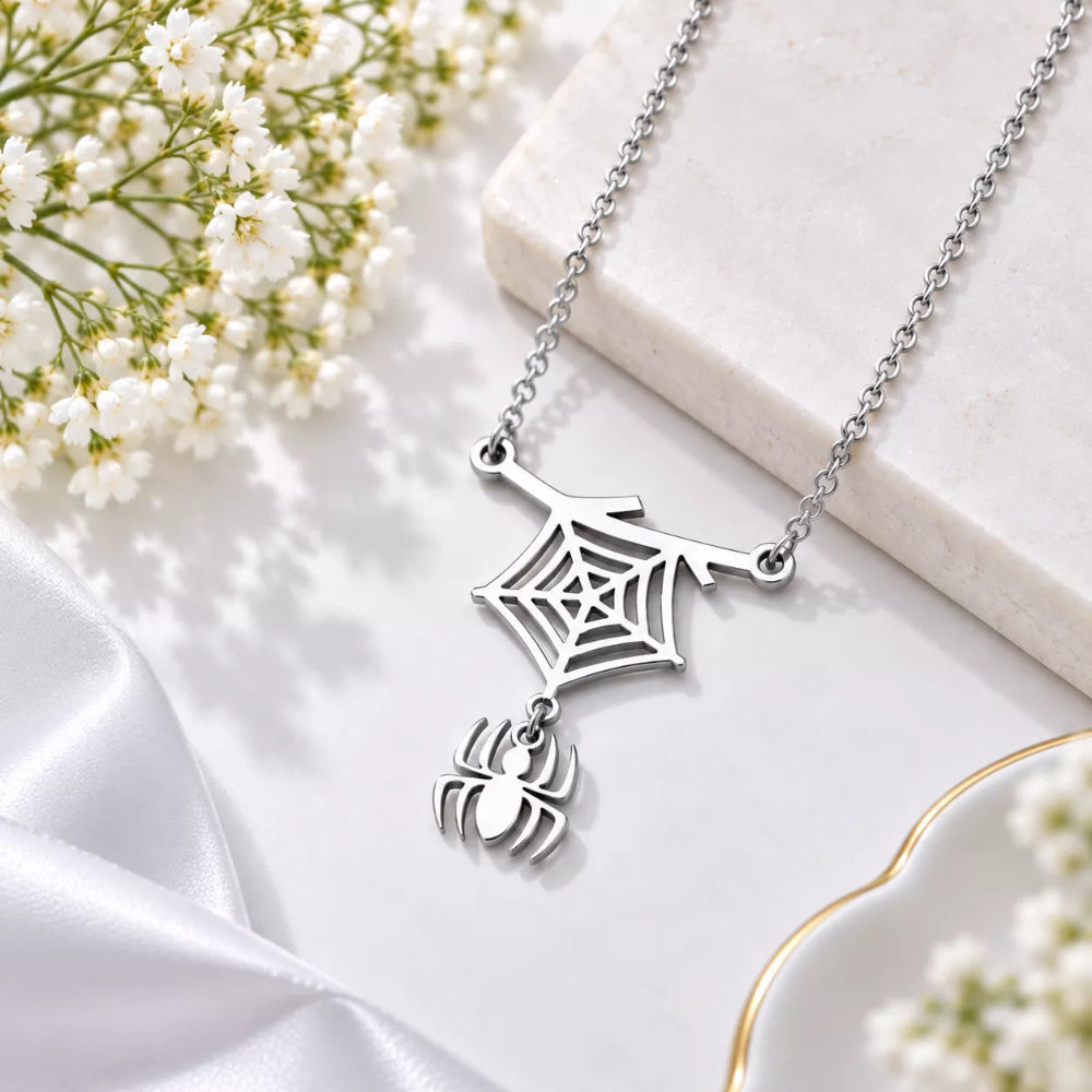 Web of Wonder Pendant Necklace