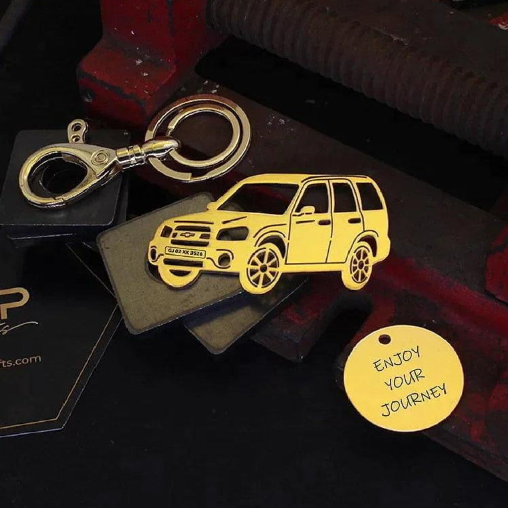 Personalized car key accessory crafted for Chevrolet Forester