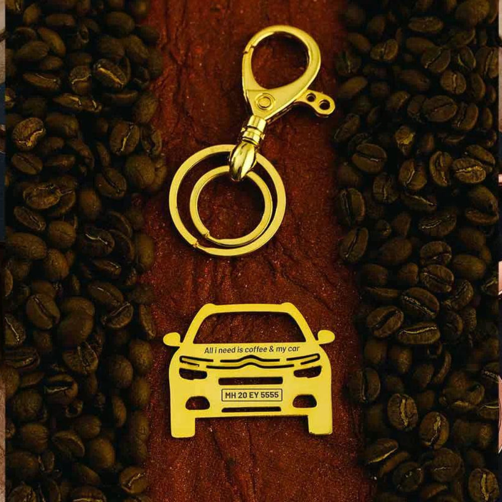 Custom C5 Aircross keychain, practical and stylish gift for car owners