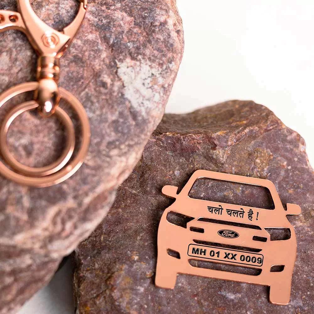 Endeavour custom keychain, solid build for confident car owners