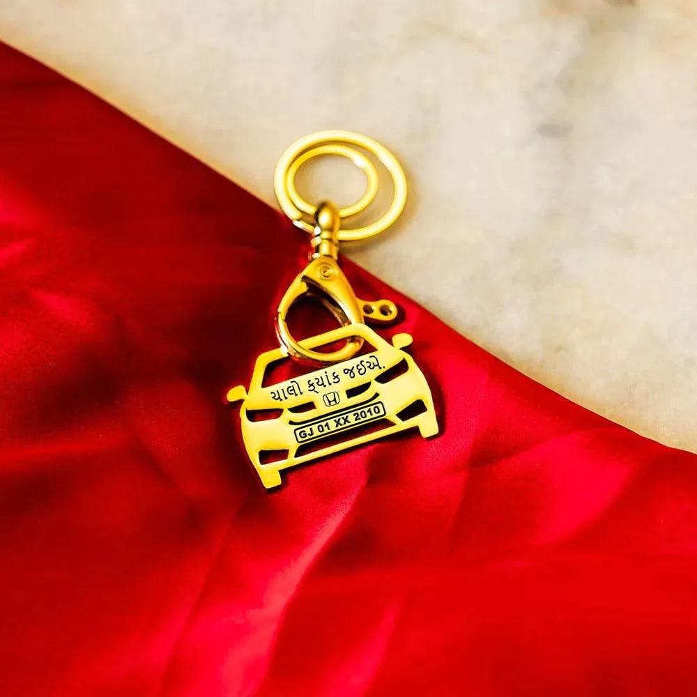 Custom Amaze keychain, clean and balanced design for everyday carry