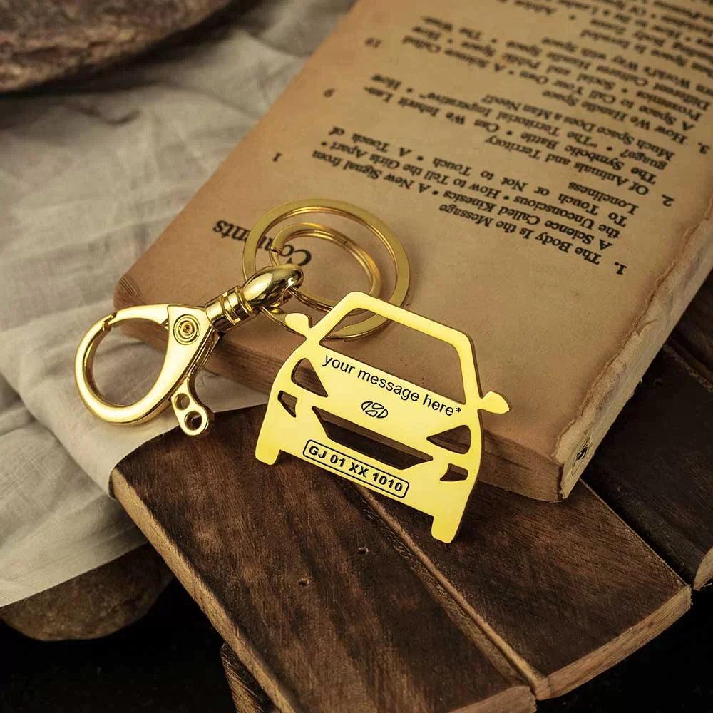 Custom Santro keychain as a thoughtful keepsake for loved ones