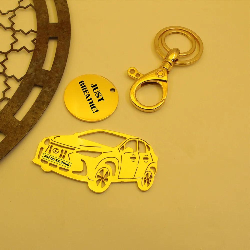 Custom name keychain designed for Lexus NX owners