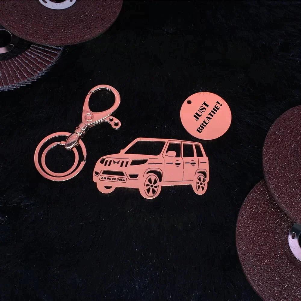 Mahindra Bolero Neo 2022 car keychain – perfect gift for SUV lovers