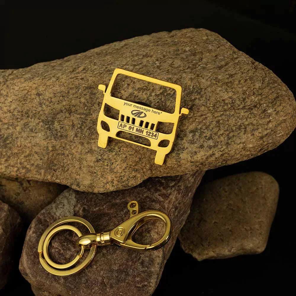 Everyday carry keyring with clean and durable style