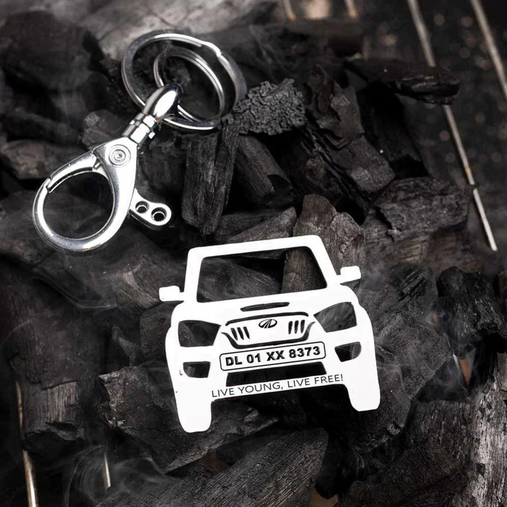 Mahindra Scorpio inspired key holder for SUV enthusiasts