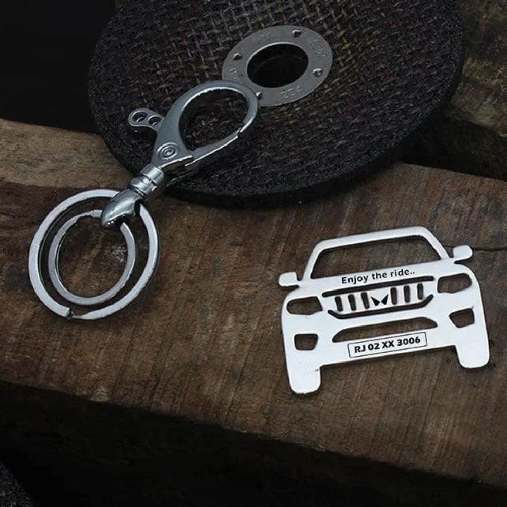 Mahindra Scorpio-N car keychain – perfect gift for SUV lovers
