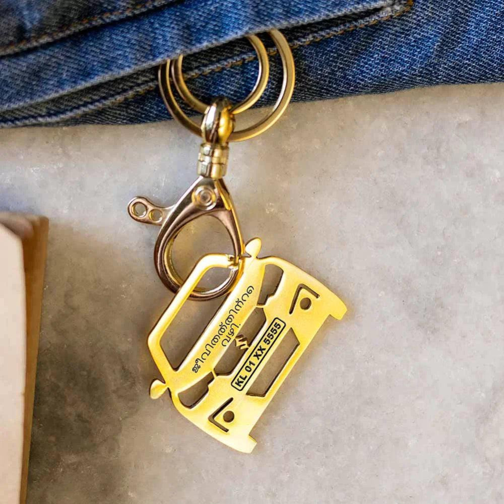 Personalized Name & Number Plate keychain |Maruti Suzuki Ertiga Keychain