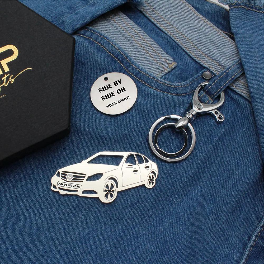 Mercedes Benz C-Class 2020 personalized keychain, meaningful gift for loved one