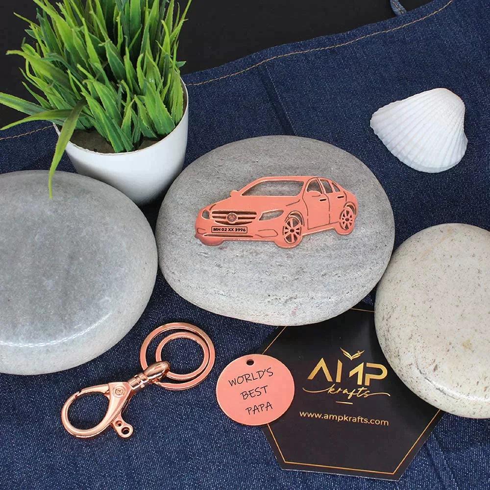 Mercedes Benz C-Class 2020 personalized keychain, meaningful gift for loved one