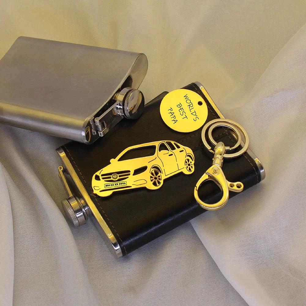 Custom C-Class 2020 keychain, elegant reminder of care and connection