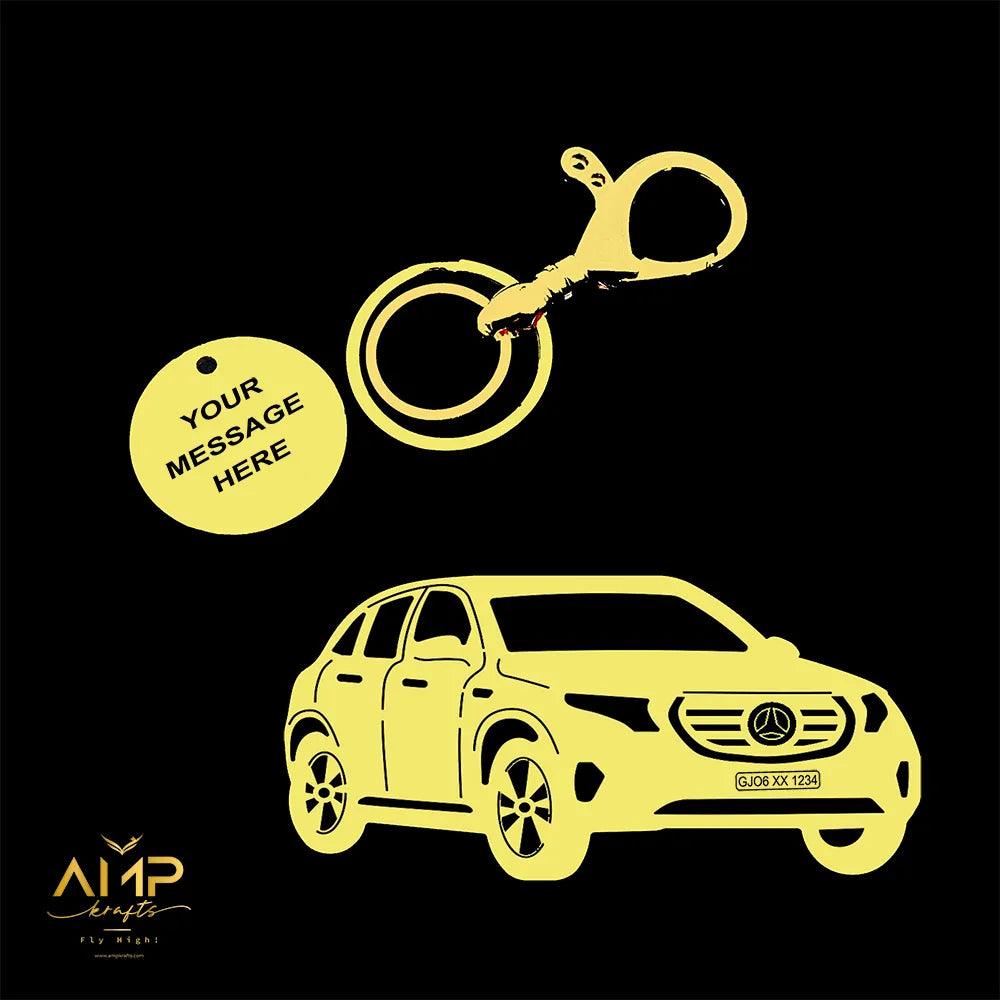 Mercedes GLC 300 metal key holder, elegant keepsake for daily drives