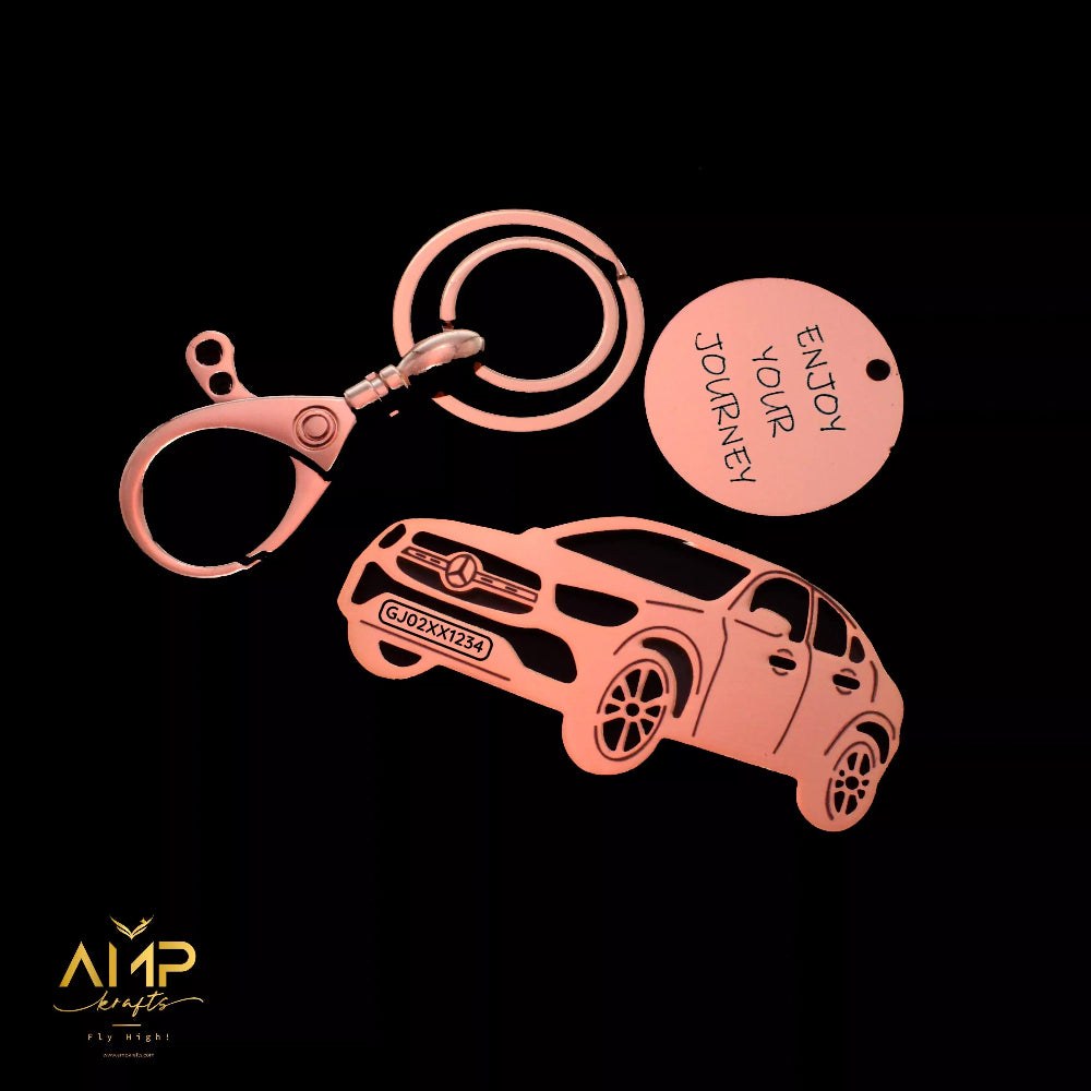 Custom GLC 300 keychain, meaningful way to show care and presence