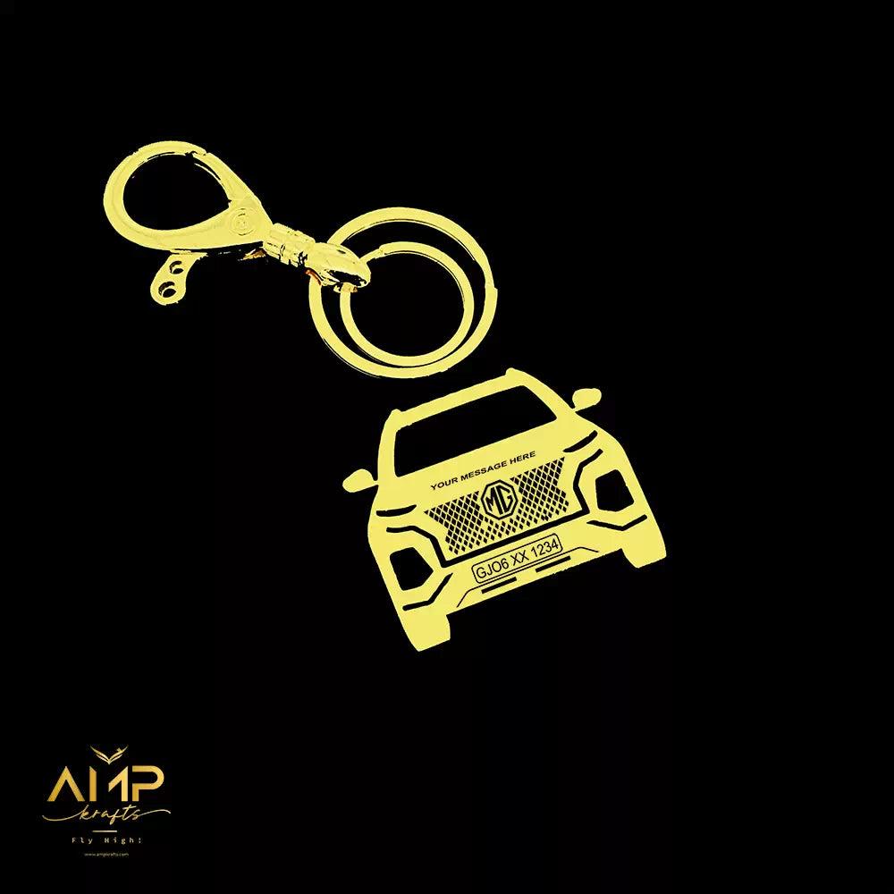 MG Hector Plus metal key holder, durable and smooth for everyday use