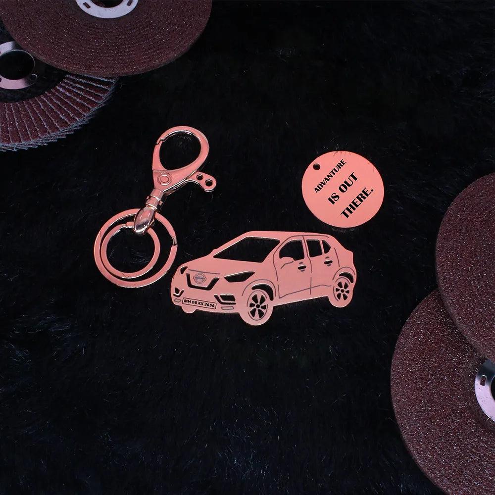 Nissan Kicks personalized keychain, thoughtful gift for someone special