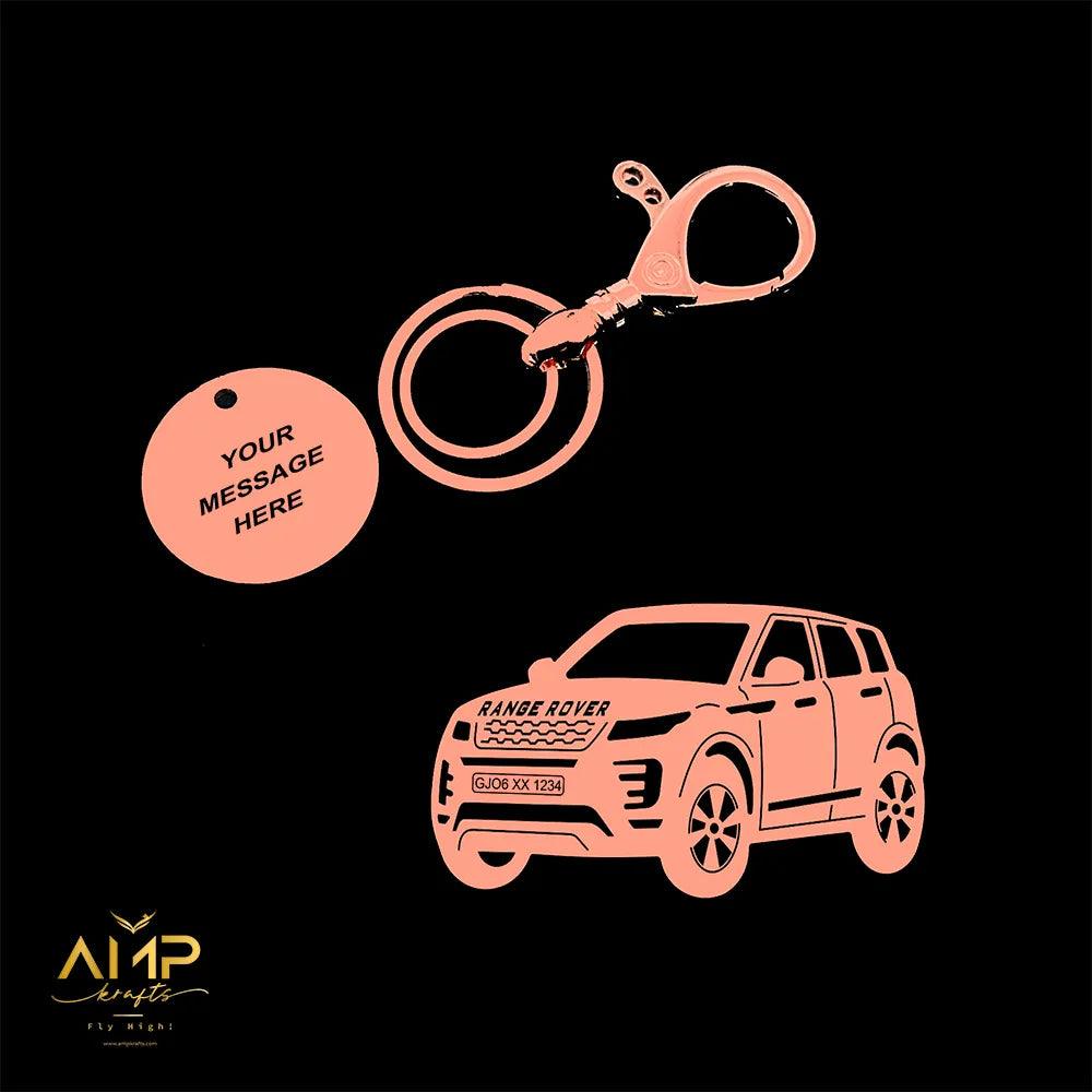 Range Rover Evoque personalized keychain, stylish gift for someone special