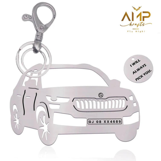 Personalised Car Keychain | Skoda Kodiaq – Ampkrafts