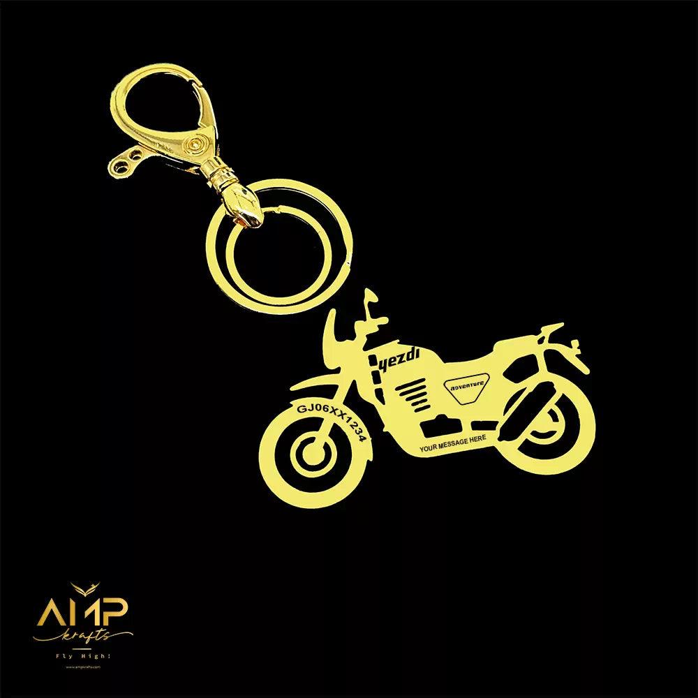Custom engraved Adventure keychain made with care